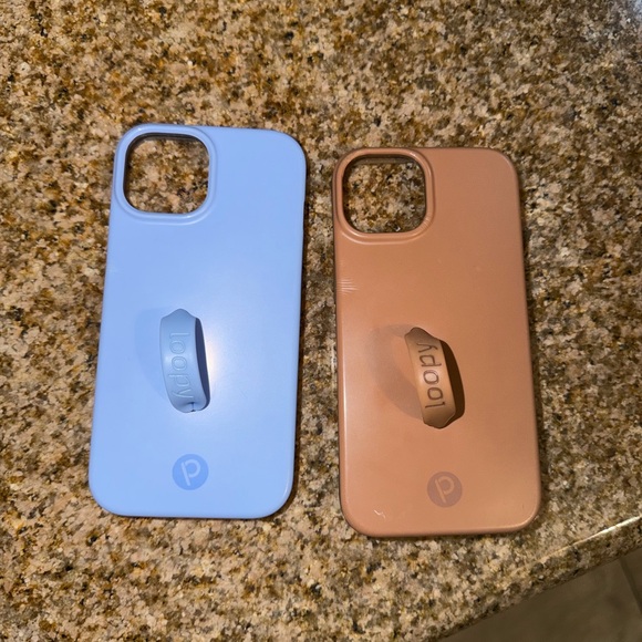IPHONE 15 Loopy Case sierra blue & saddle brown - Picture 1 of 4